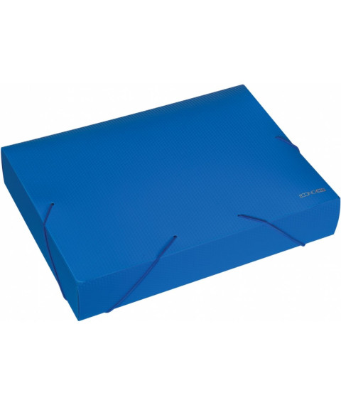 Mapă-boxă din plastic A4, 60mm, cu elastic, ECONOMIX
